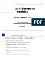 Presentation - Guenter Faschang, Vontobel Asset Management - Vilnius, Lithuania - March 22, 2002