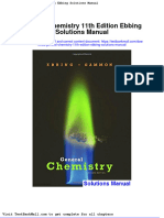 General Chemistry 11th Edition Ebbing Solutions Manual