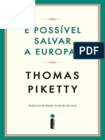 E Possivel Salvar A Europa - Thomas Piketty
