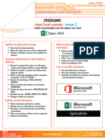 Formation Excel Niveau 2