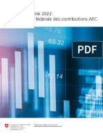 Rapport D'activité 2022 Administration Fédérale Des Contributions AFC