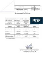 CATALIZADOR EPOMAX HS 720 CERTIFICADO DE CALIDAD v2 LT 22050144