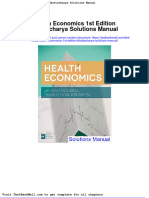 Download Health Economics 1st Edition Bhattacharya Solutions Manual