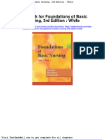 Download Test Bank for Foundations of Basic Nursing 3rd Edition White