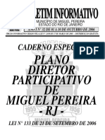 Plano Diretor Miguel Pereira