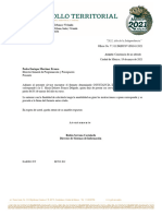 43 Oficio DSI 43 Formato de No Adeudo de MADFD