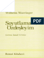 1914 Soyutlama - Ve - Ozdeshleyim Wilhelm - Worringer Asmayil - Tunali 2016 147s