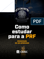 Como Estudar para o Concurso Da PRF