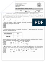 Revisão 9ºano Probabilidade