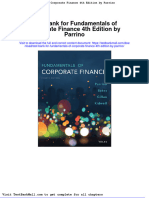 Test Bank For Fundamentals of Corporate Finance 4th Edition by Parrino