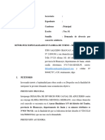 Demanda de Divorcio Por Causal de Adulterio