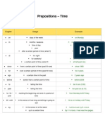 Learn Prepositions for Time and Place