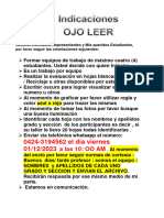 Evaluacion Nro 03 de 2do Año