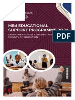 MEd Educational Support Programme 2024 - R2 - ENG