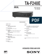 Sony TA F248E Service Manual