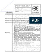 Sop Pelaksanaan Diabetes Melitus