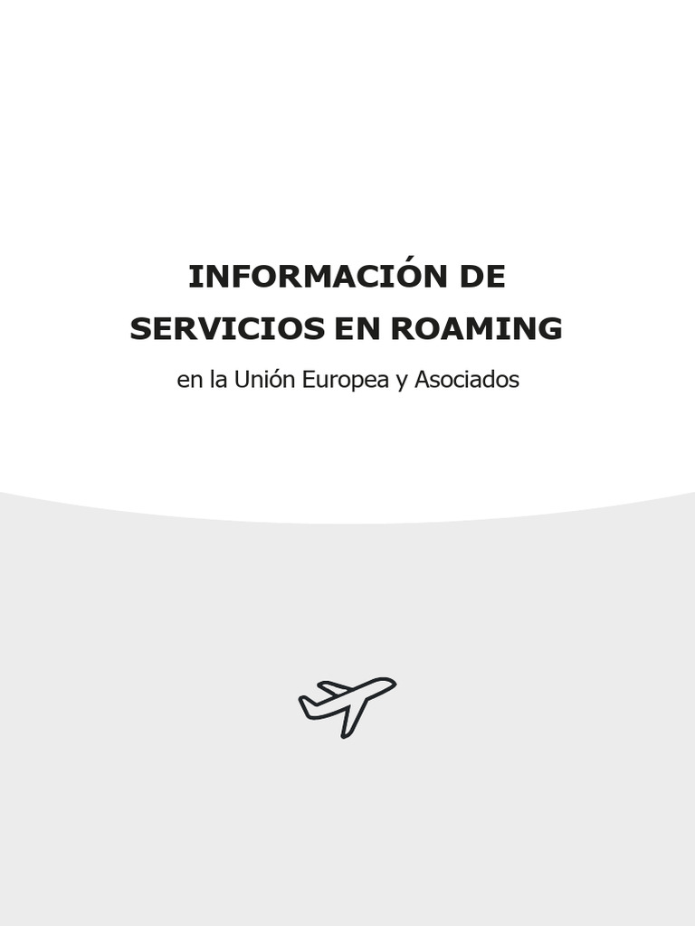 Roaming Ue Servicios | PDF | Aplicación movil | Software de la aplicacion