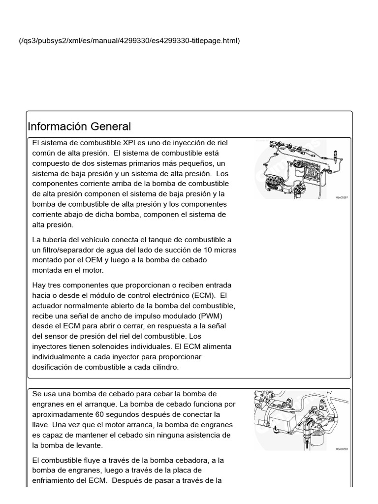 Combustible Isx Pdf Bomba Inyección De Combustible