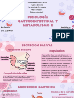 Fisiología Gastrointestinal y Metabolismo II