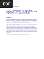 Proficy CIMPLICITY LG Checklist v1.1