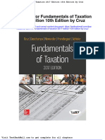Test Bank For Fundamentals of Taxation 2017 Edition 10th Edition by Cruz