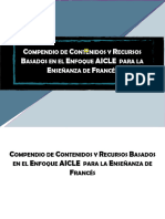Compendio de contenidos y recursos basados en el enfoque aicle para la enseñanza de francés
