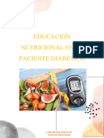 Educacion Nutricional para El Paciente Diabetico