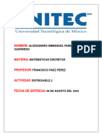 Entregable 2 Matemáticas Discretas