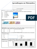 Verificando A Aprendizagem em Matemáticas 3o Bimestre