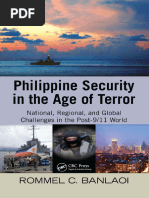 Philippine Security in The Age of Terror National, Regional, and Global Challenges in The Post-911 World by Rommel Banlaoi