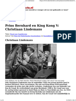 Prins Bernhard en King Kong V Christiaan Lindemans