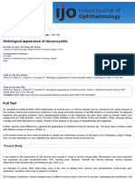 Histological Appearance of Dacryocystitis