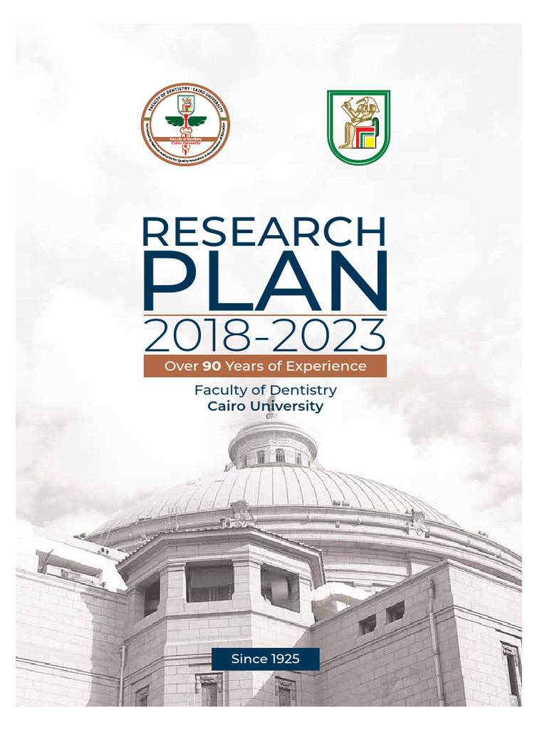 Research Plan 2018 2023 2 Pdf Dental Implant Dentistry