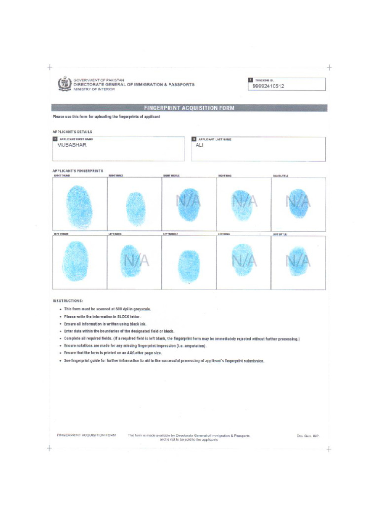 Finger Print | PDF