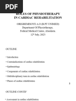 Physiotherapy Intervention in Cardiac Rehabilitation