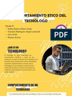 Comportamiento Etico Del Tecnologo