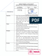 SPO.02.03.01.092 Serah Terima Antar Shift (Operan Jaga Perawat) Di Rawat Inap