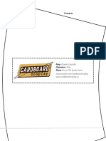 DIY Prowler Glove Template