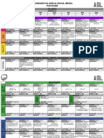 Calendário 23.10 - Outubro para A Igreja Semanal (Postagem) - Sem. 40