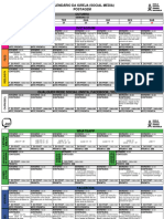 Calendário 23.10 - Outubro para A Igreja Semanal (Postagem) - Sem. 43