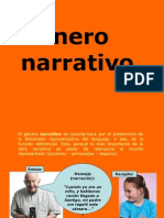 Presentación de Materia de Género Narrativo