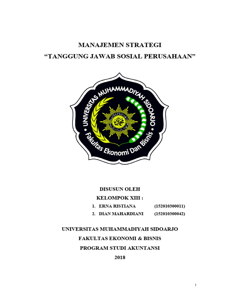 Makalah kel 13 6 ak b1 tanggung jawab sosial perusahaan pdf