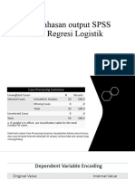 Pembahasan SPSS Regresi Logistik