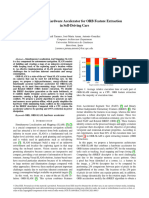 A Low-Power Hardware Accelerator For ORB Feature Extraction in Self-Driving Cars