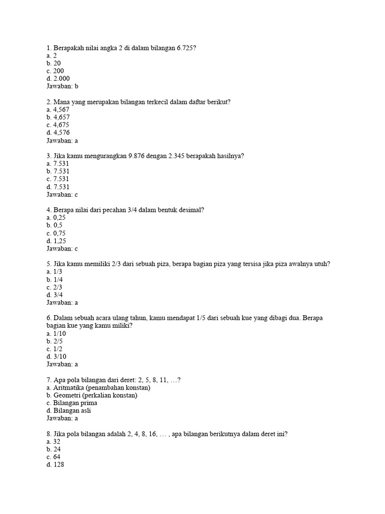 Menggapai Pemahaman Mendalam: Contoh Soal Ulangan Umum Agama Kelas 4 SD Semester 2