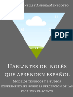 Hablantes de Inglés Que Aprenden Español - Sofía Romanelli, Andrea Menegotto