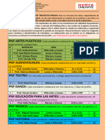 Horarios Trayecto Inicial 2023-2. 