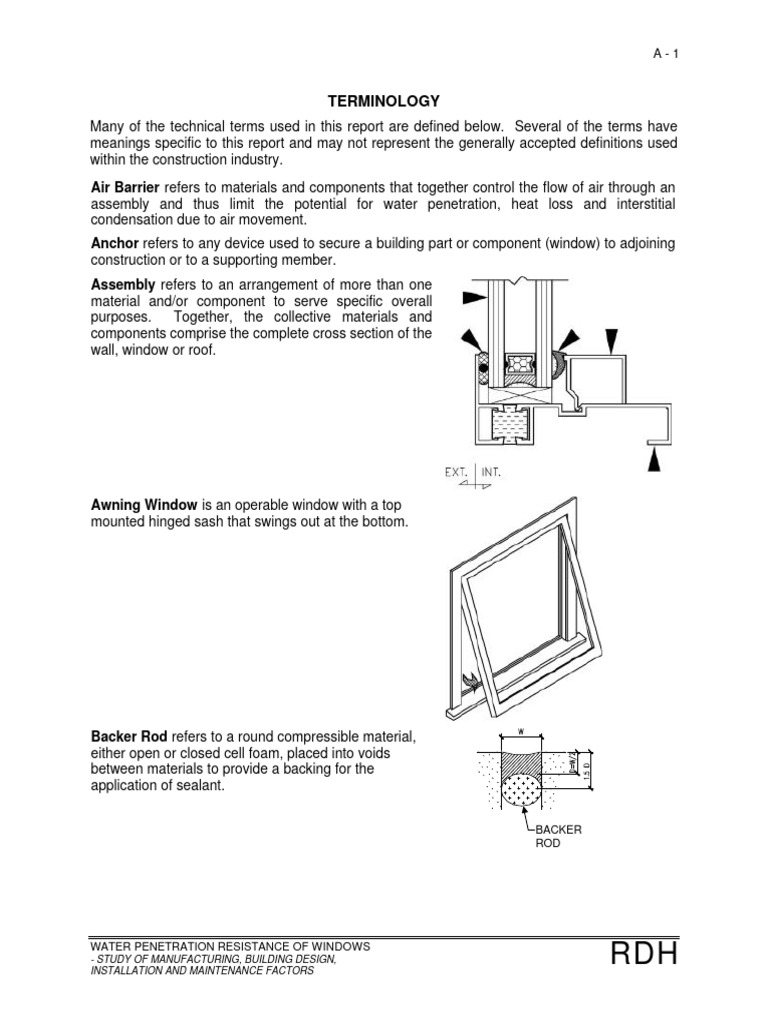 Water Penetration in Windows: Key Factors | PDF | Window | Wall