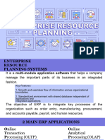 Chapter 11 ENTERPRISE RESOURCE PLANNING SYSTEMS