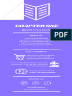 Pastel Books For A Cause Charity Infographic